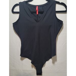 Spanx‎ Black Sleeveless Bodysuit Women's Medium NWOT